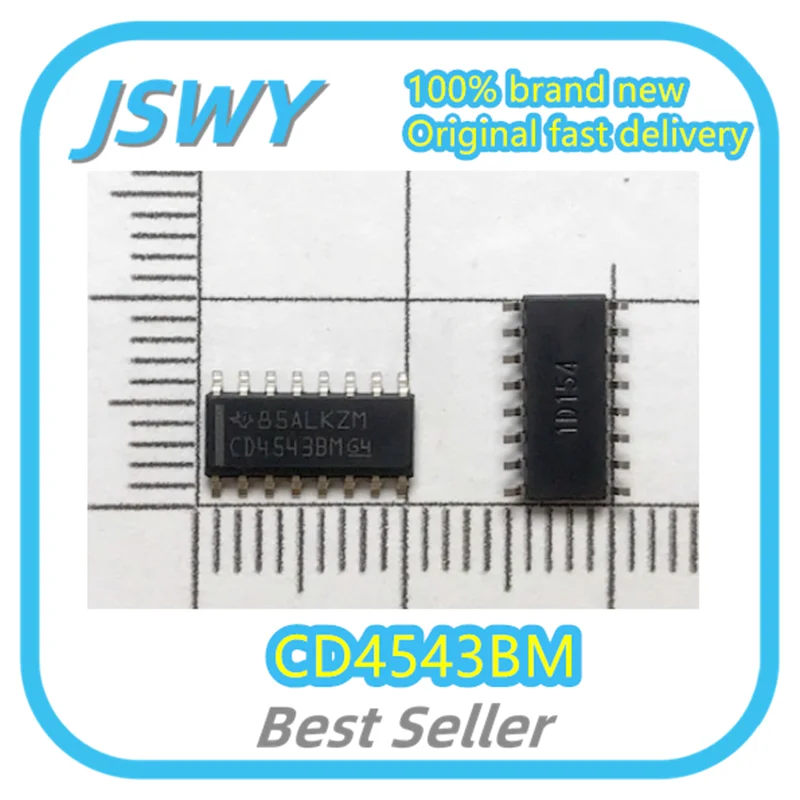 

(10/50pcs) CD4543BM CD4543 SOIC-16 Integrated Circuit IC Bulk Stock New and Original