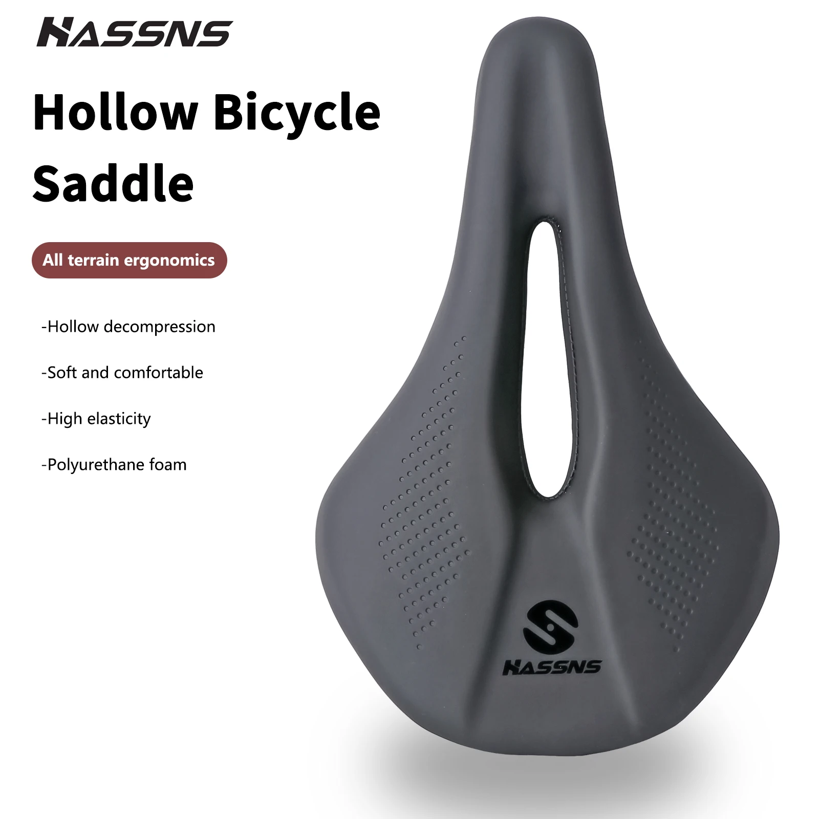 

HASSNS K008 Mtb Saddle Seat For Bicycle Road Mountain Bike Specialized Saddle Comfortable Seat Cycling Saddle Cushion Chair