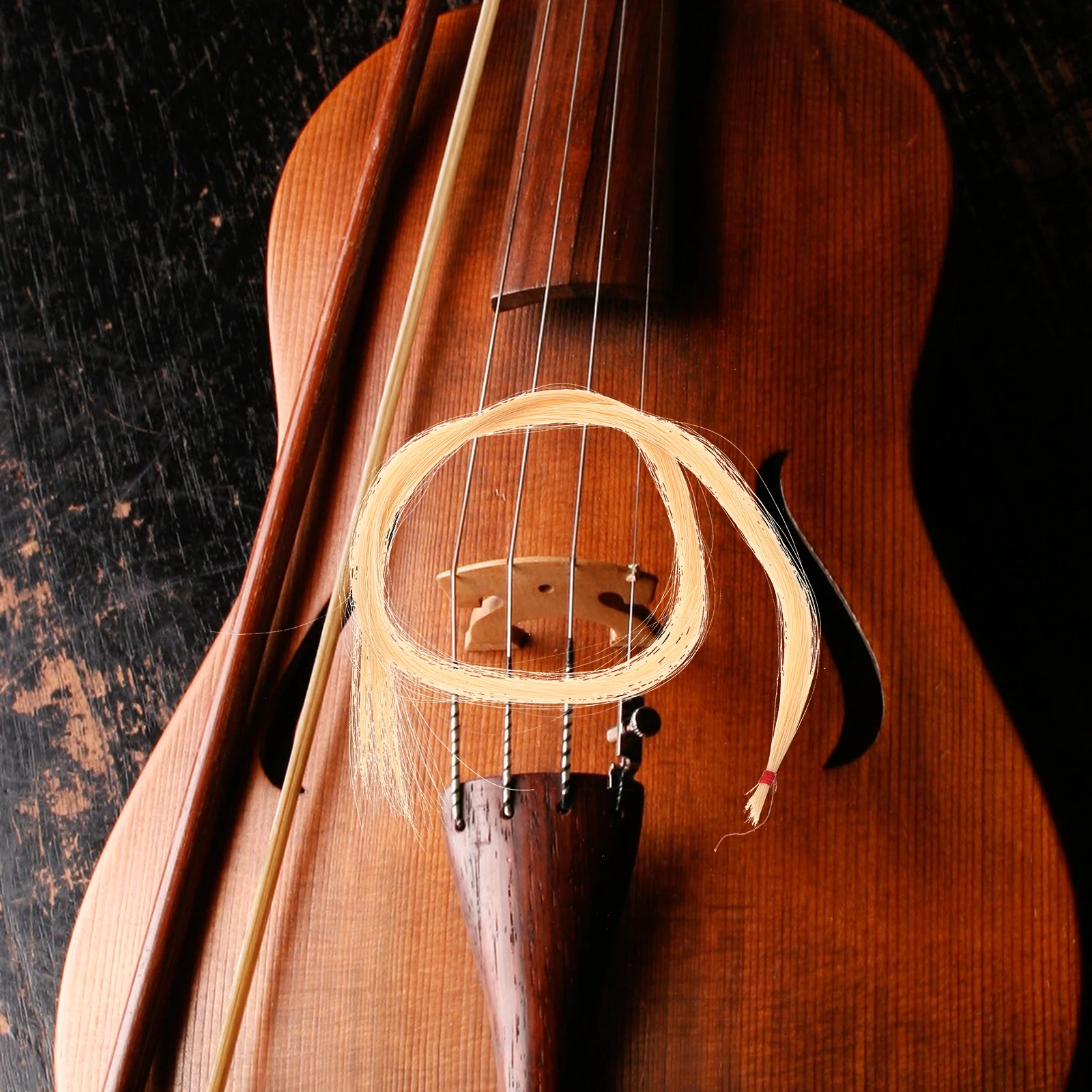 

Cello Bow Hair Violin Replacements Instrument Parts Professional For Horse Hairs Kit Supplies Accessory