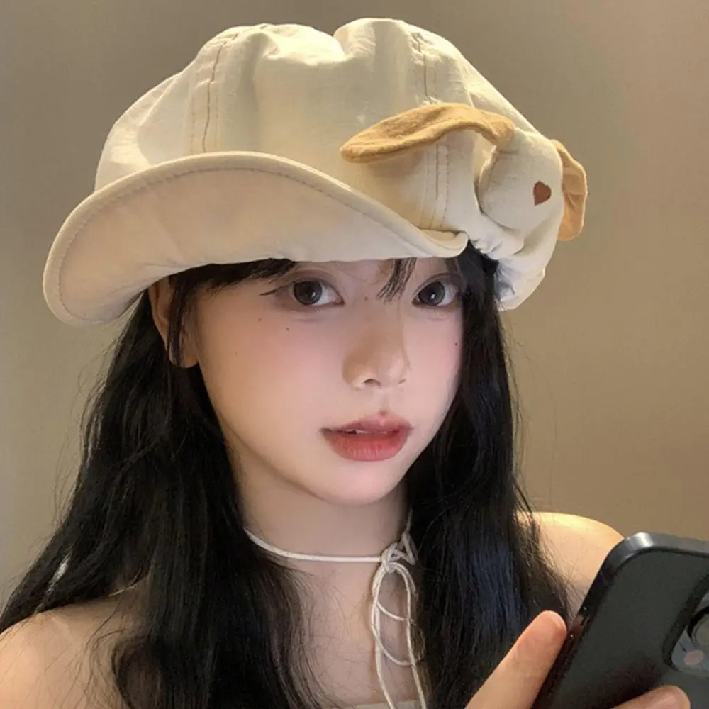 

Casual Painter Hat Cute Puppy Beret Y2K Korean Style Cloud Newsboy Hats Newsboy Cap Artist Hat Octagonal Cap Outdoor