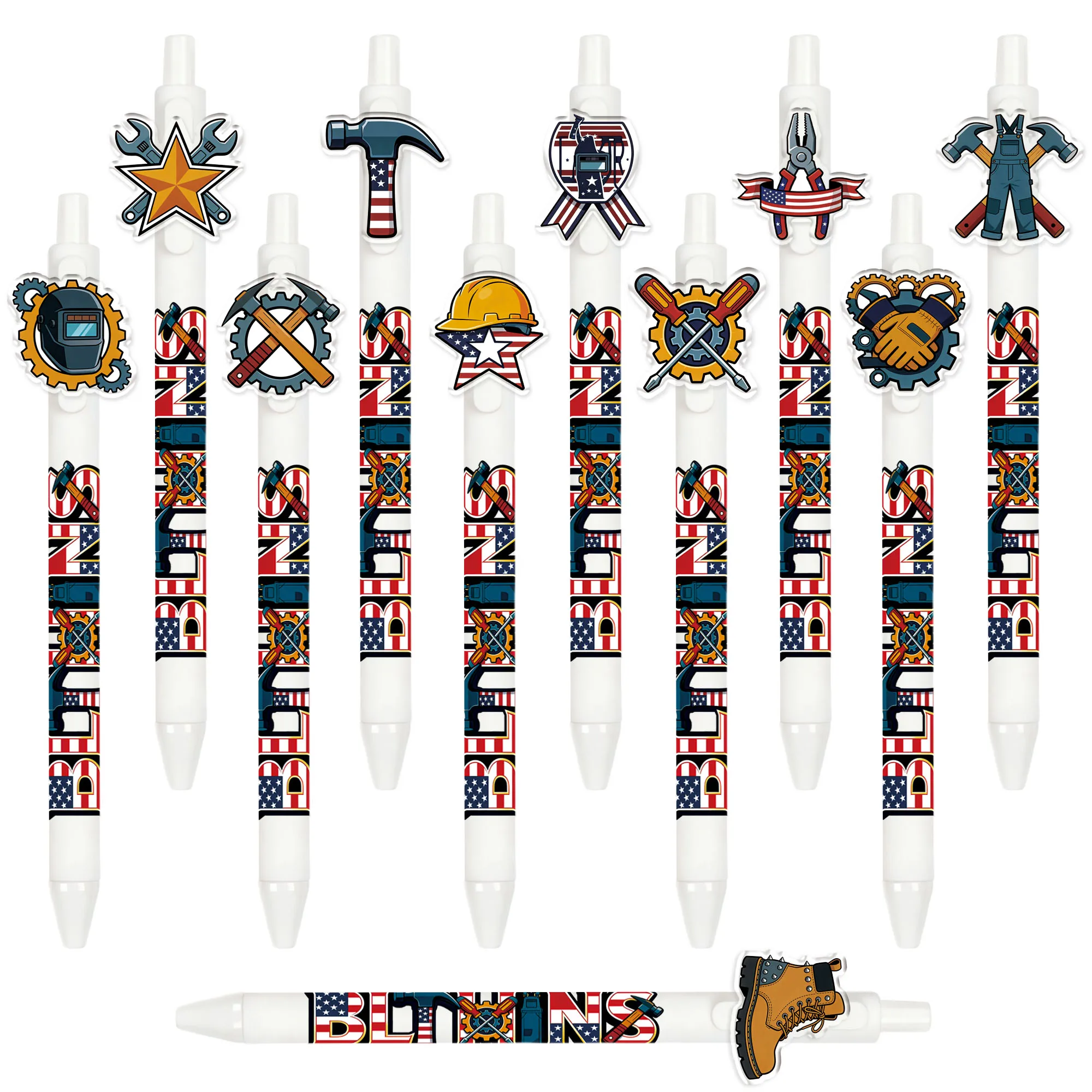 

11 штук / 22 штуки. Памятные шариковые ручки ко Дню трудовосстановления в США - праздничные ручки для офиса и подписи.