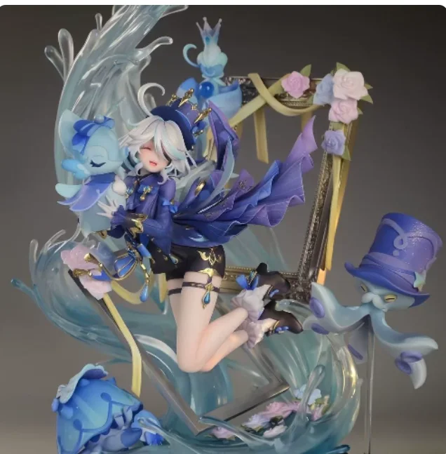 Presale Anime  Honkai：Star Rail Silver Wolf Cosplay Anime Q version model ornament desktop decoration Xmas Gifts GZGZ view 4