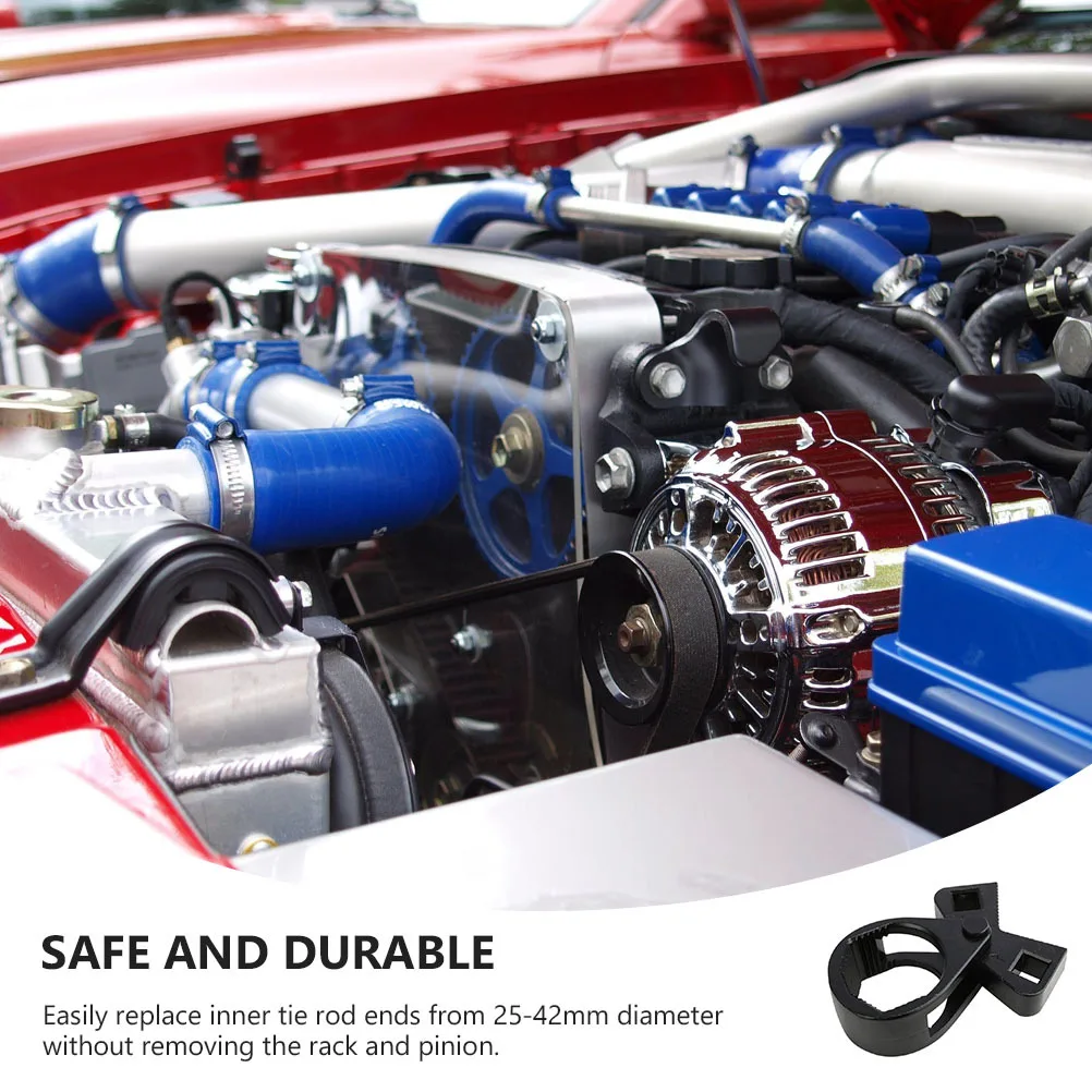 

25-42Mm Steering Wrench Heavy Duty Steel Bidirectional Tie Rod Remover Tool For Car Track Rod Removal Auto Repair Chassis