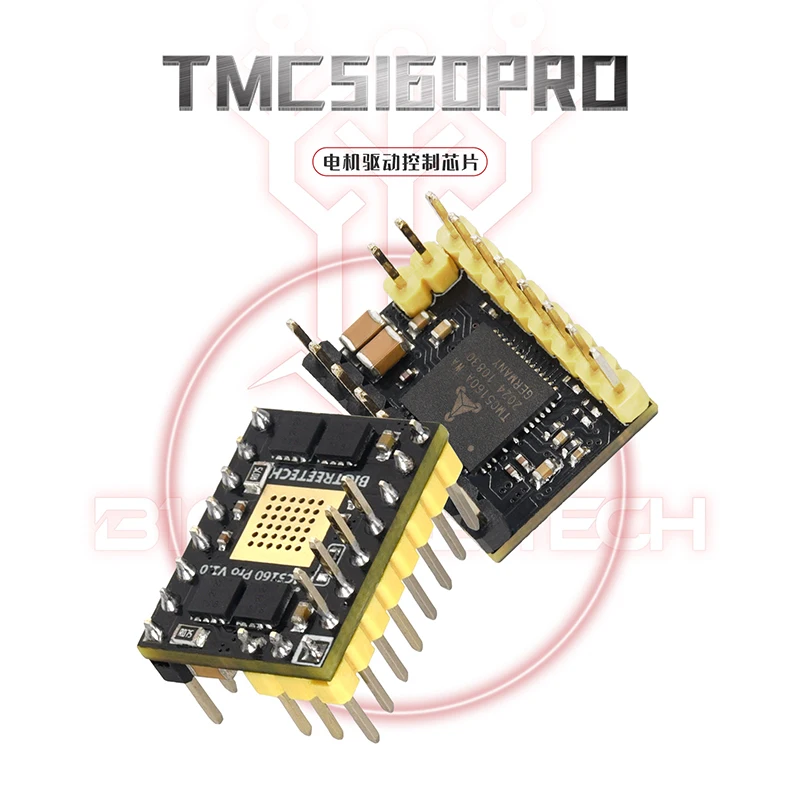 

BIGTREETECH TMC5160 Pro Stepper Motor Driven 3D Printer Accessory Silent High Voltage 60V