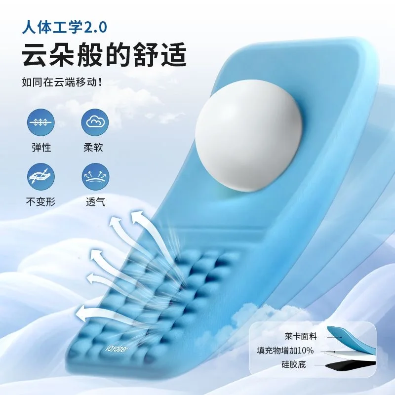 Mouse pad integrated mouse wrist guard pad, memory cotton office handrest, mouse pad, ergonomic palm rest 3