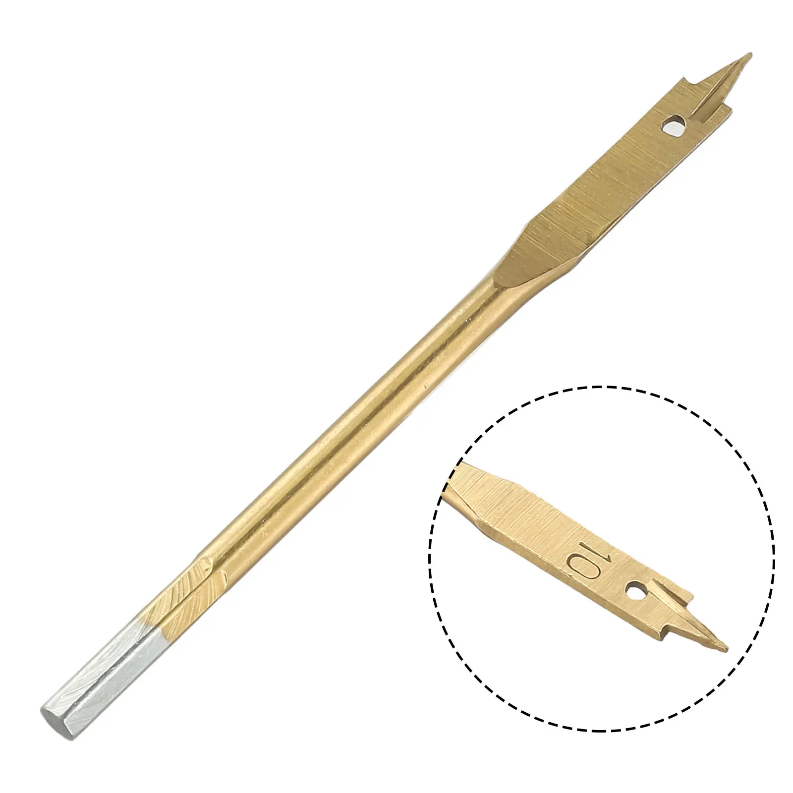 High Quality Drill Bit Two Edge Plus Two Edge Woodworking 10-25mm Flat Gold HRC50-HRC58 Hardness High-carbon Steel