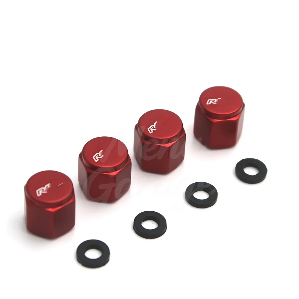 4pcs/Set Aluminum Burnt Blue Car modification Wheel Tire Valve Stem Caps motorcycle