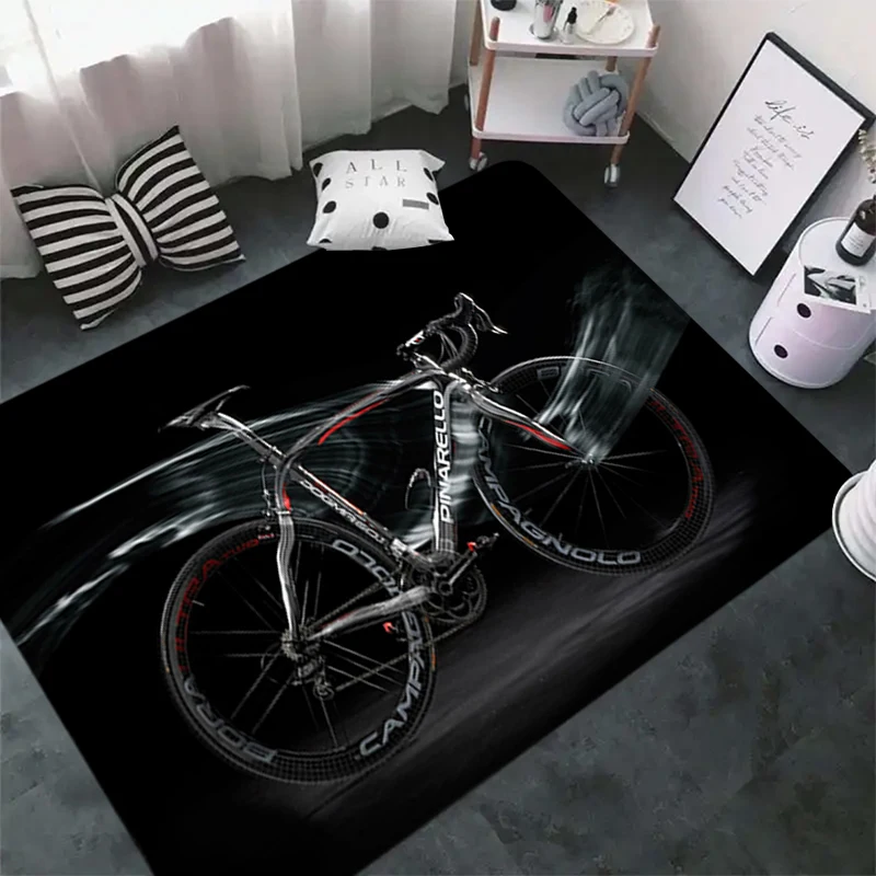 Bicycle Carpet Entrance Doormat Decorative Pinarello Welcome Carpets Bath Floor Rugs Foot Mat Custom Design Car Boot Home Decors