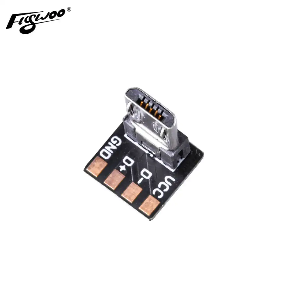 USB C Adapter Kit Micro USB to Type C Female & Male for FPV Drone, Flywoo OTG Converter for DIY Programming Data Sync