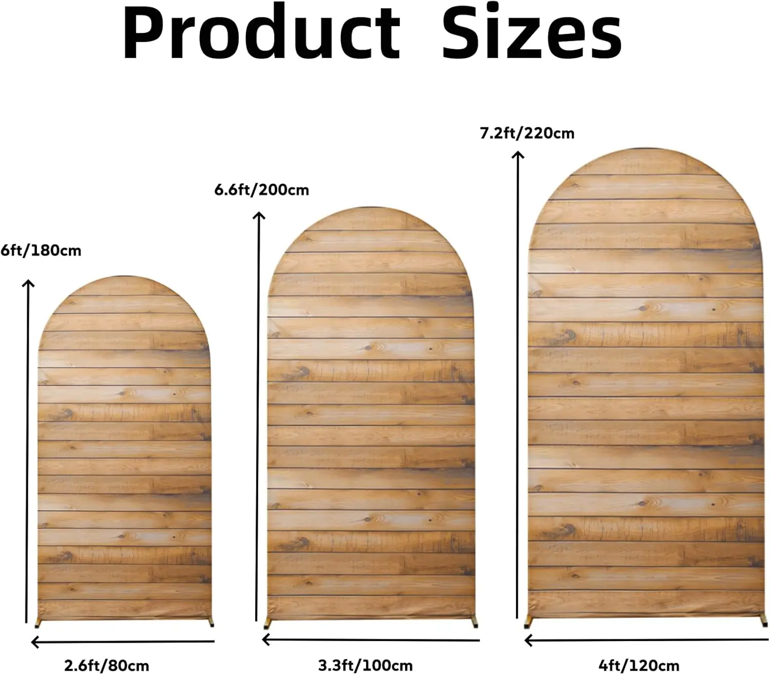 Retro houten gebogen achtergronddoek boerderijstijl geschikt voor bosbruiloft buiten verjaardagsfeestje fotografie rekwisieten