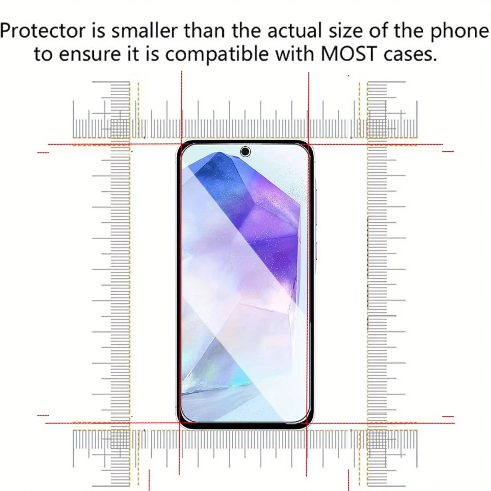 4in1 Full Screen Protector for Samsung Galaxy S24FE With 2Pcs Camera Lens Glass
