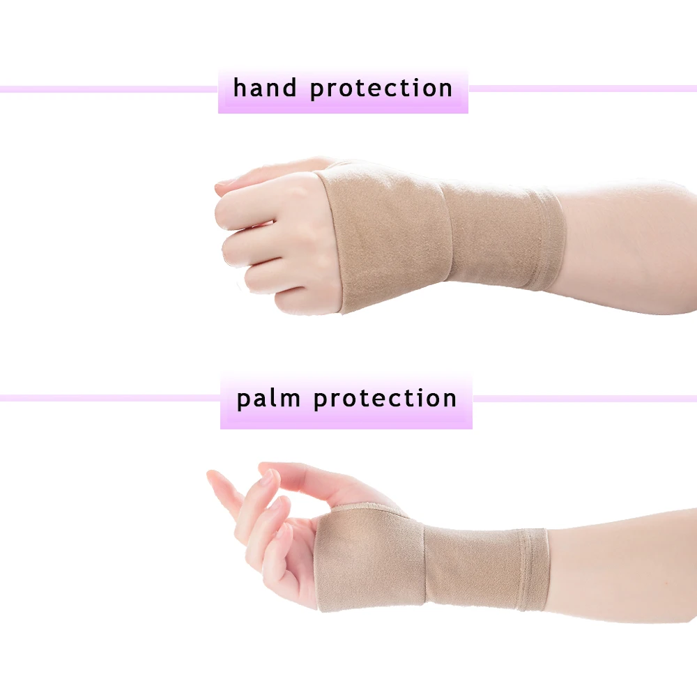 XZ 1 Pair Medical Compression Wrist Elastic Unisex Sports Workout Wrist Sleeve Fingerless Pain Relief Cycling Arthritis Glove