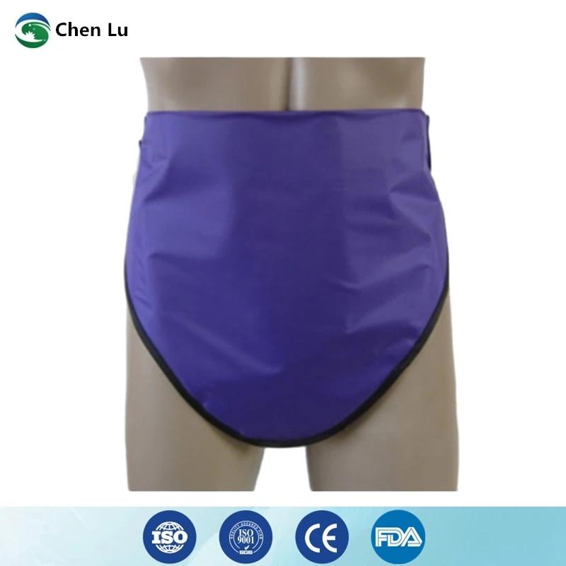 Recommend ionizing radiation protection 0.5mmpb lead half aprons gamma ray and x-ray protective Triangular Gonad Shields