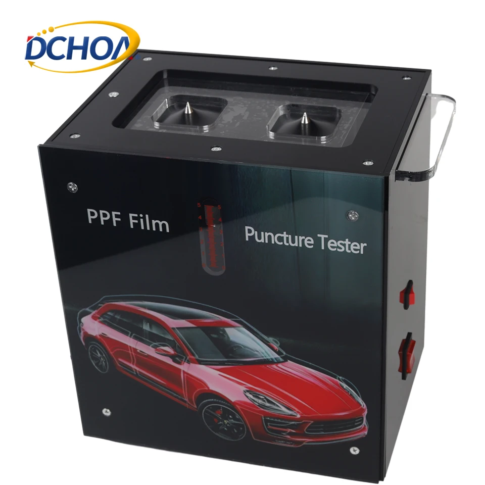 Máquina de prueba de pinchazos industriales PPF, probador de película PPF, máquina de prueba de película de tinte de ventana, instrumento de prueba de pinchazos de película PPF