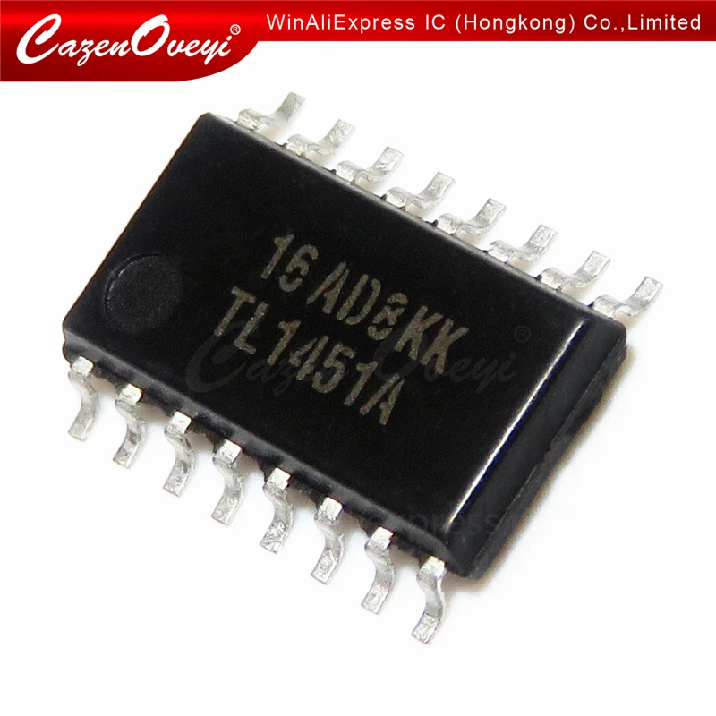 10pcs/lot TL1451A TL1451AC TL1451 SOP16 double  width modulation control circuit new original 5.2MM 3.9MM In Stock