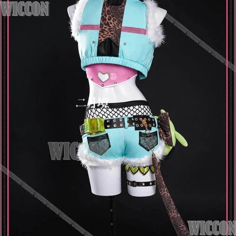 

COSda@Nicole Demara NEW PINK Suit Game Zenless Zone Zero Cosplay Costume Prop Wig Sexy Women Halloween Party Play Outfit Customi
