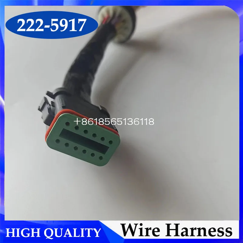 222-5917 2225917 Fuel Injector Wiring Harness C7 Excavator Wire Harness For 325D 329D Excavator