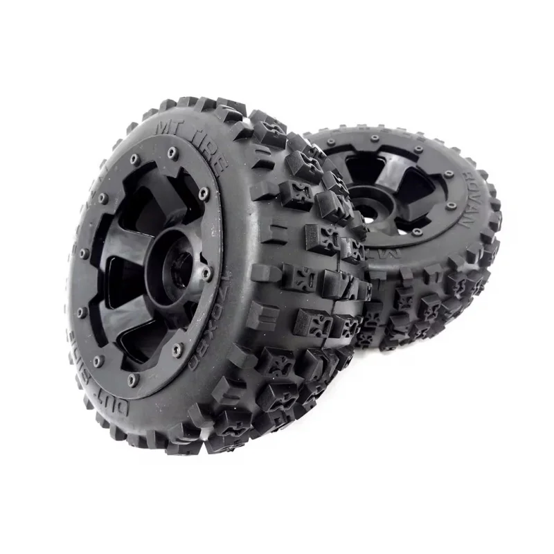 1/5 Scale Baja Buggy Rear Knobby Bowtie Tires on Rims