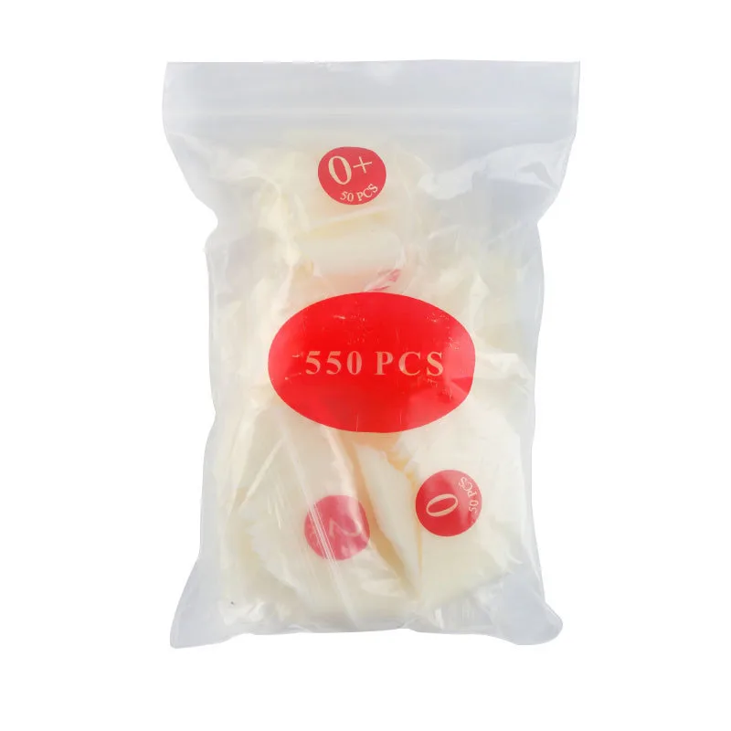 Faux Ongles en Forme de U, Périphérique en Bambou, Tuyau Français, Gel UV, Manucure, 550 Pièces