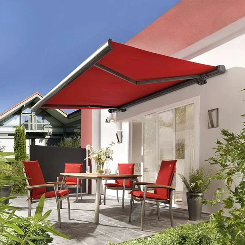 Retractable Awning Canvas Canopy Free Stand Retract Side Awnings Aluminum Factory Wholesale Pvc Wall Bracket or Ceiling Bracket