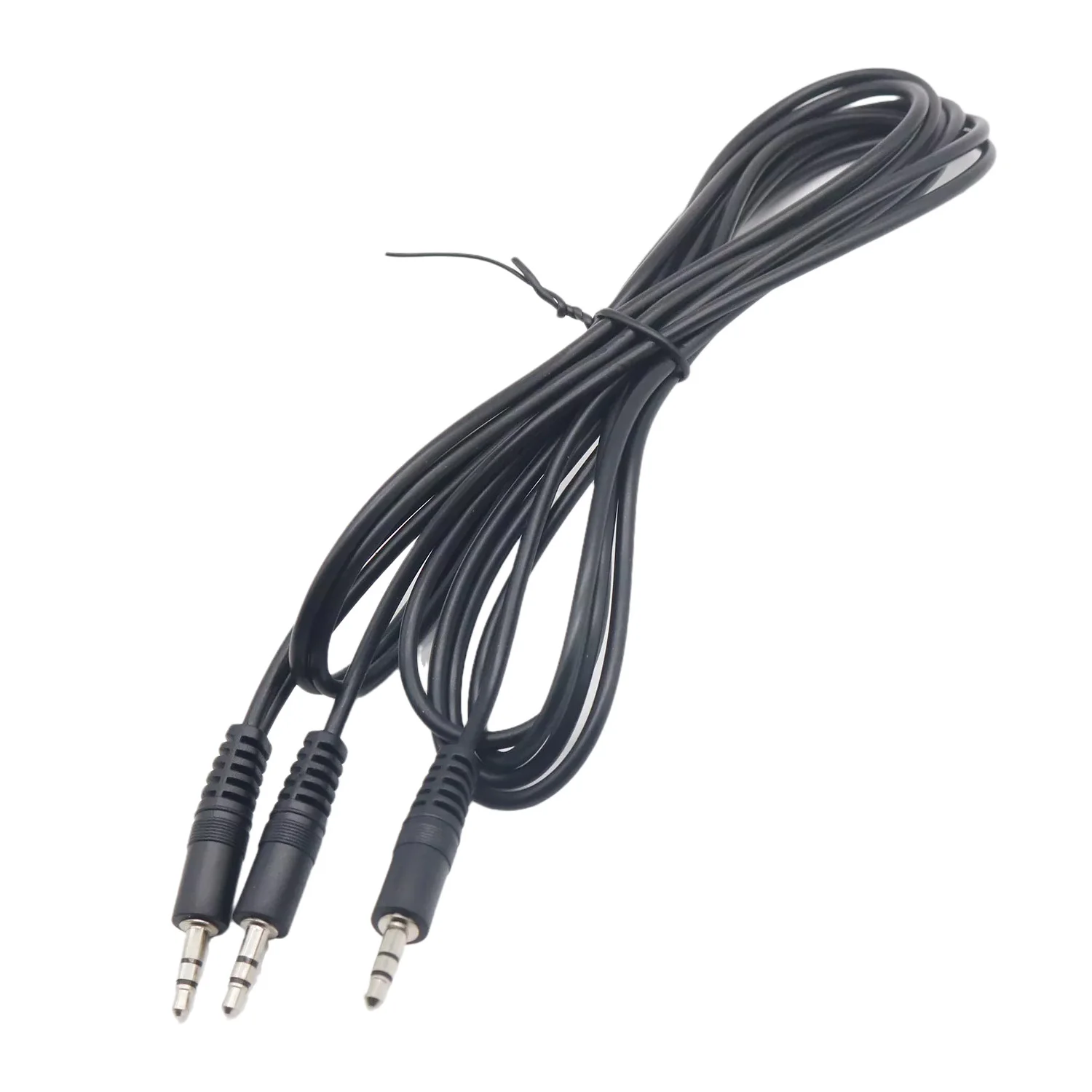 

3.5mm 1/8" TRS 3 Pole Male to 2x 1/8" Male Audio Aux Stereo Headphone Adapter Converter Splitter Cable 5ft