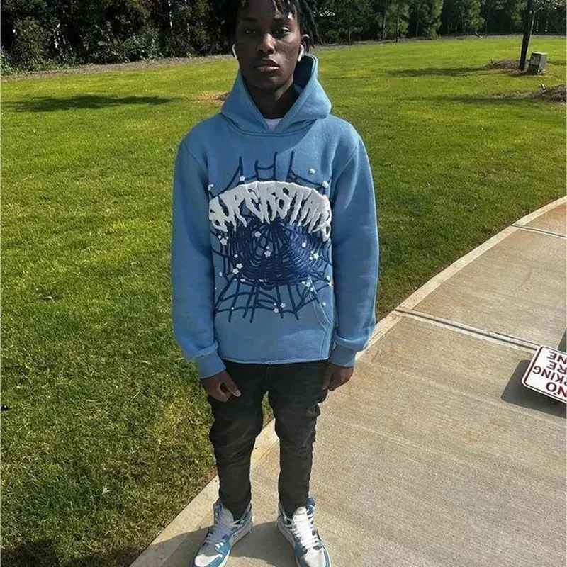 ❤ ❤ 2025 Sudadera con capucha con estampado de telaraña, creatividad estética, ropa Y2K, chaqueta para mujer, Top, Sudadera con capucha para hombre Punk, nuevo ★ ☆