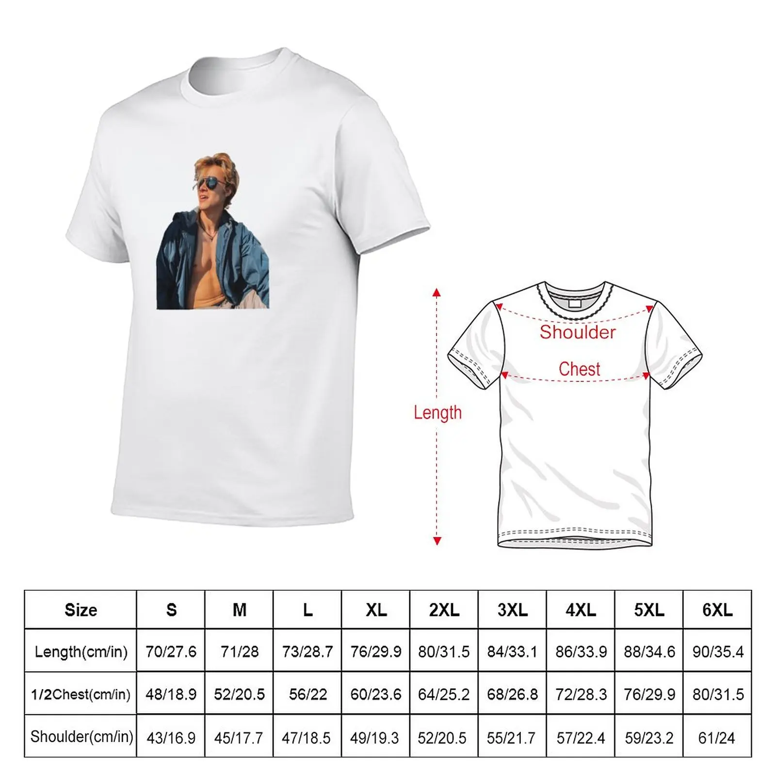 rudy pankow T-Shirt summer tops shirts graphic tees summer clothes slim fit t shirts for men