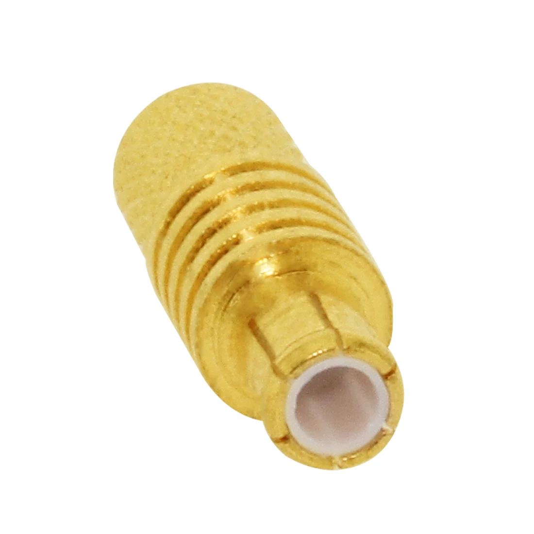 MCX macho plugue RF coaxial conector, Crimp para RG58, RG142, LMR195 cabo, banhado a ouro, 50 ohms, atacado, novo, 1pc