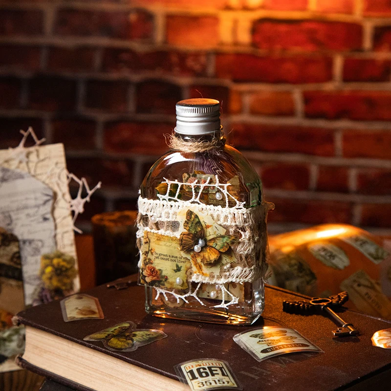 6PCS/LOT Art Hand Book series retro decorative PET tapes