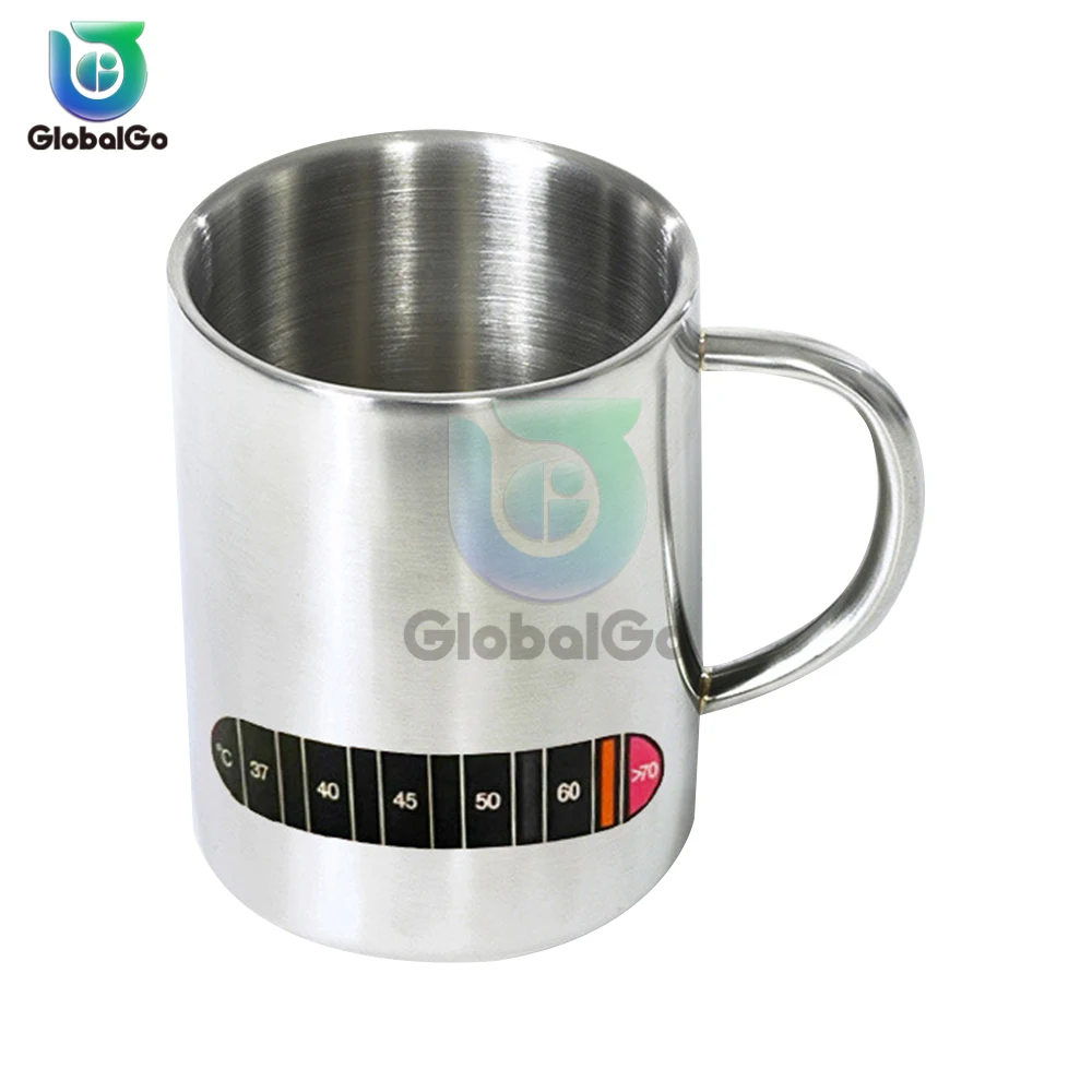 Dụng cụ kiểm tra nhiệt độ chất lỏng bình nước 0-70 ℃ Nhiệt kế thực phẩm cà phê nước sữa miếng dán đổi màu cho nhà bếp trong nhà