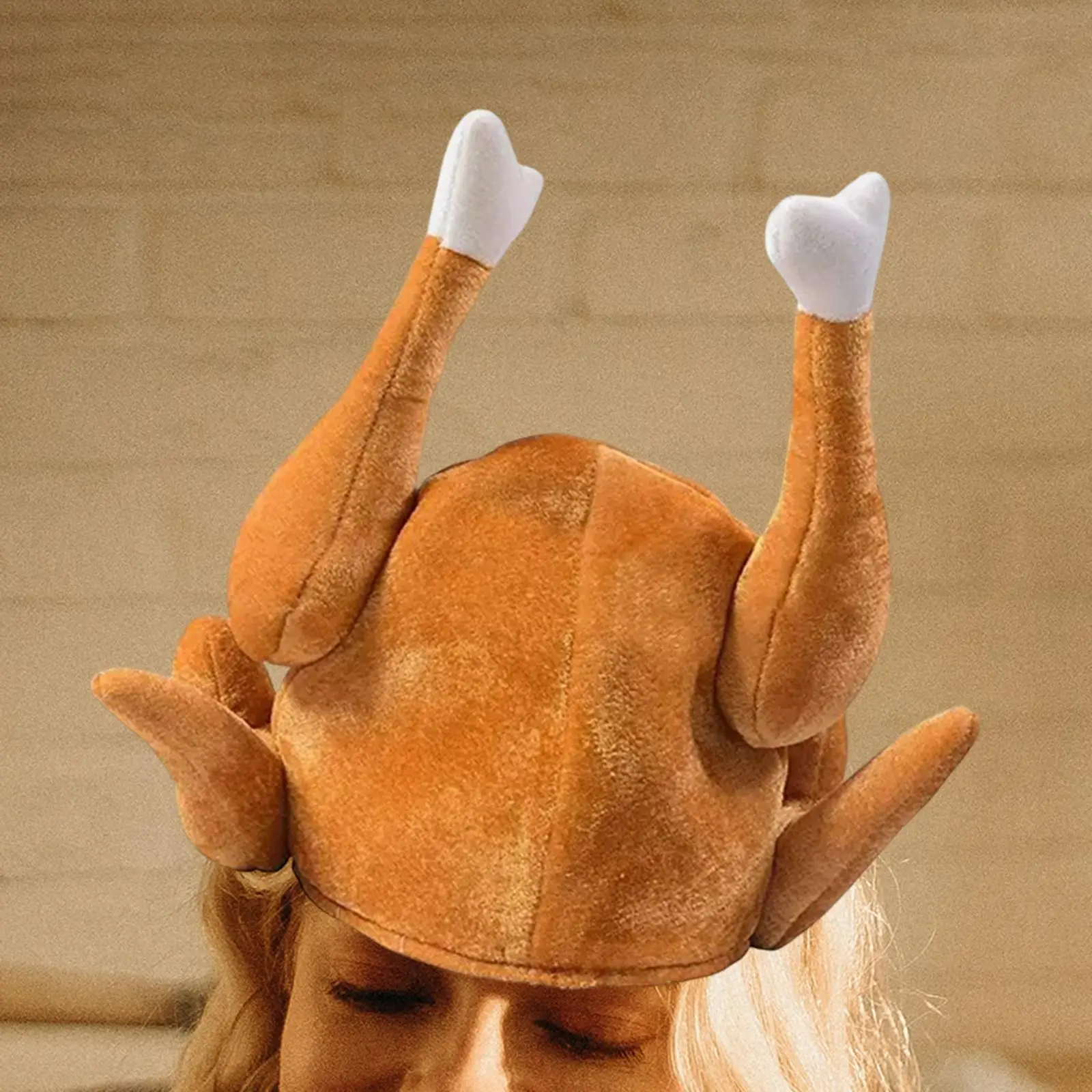 Divertente cappello da tacchino Costumi di pollo Accessori creativi per Halloween Natale Carnevale Berretto festivo Adulti