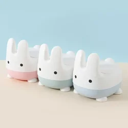 Bunny Toddler Potty Training Toilet Seat Toddler Toilet Seat Easy to Clean Non-Slip Kids Potty Chair Toddler Potty Seat Soft Pad