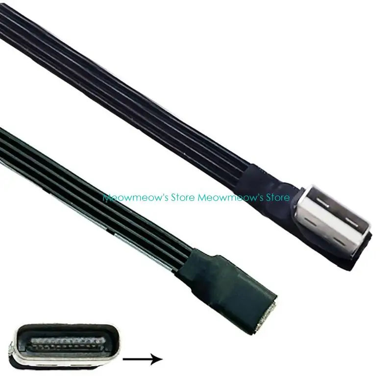 توصيلات W91A وقم بتشغيل كابل USB إلى النوع C لربط أجهزة USB مع منفذ النوع C