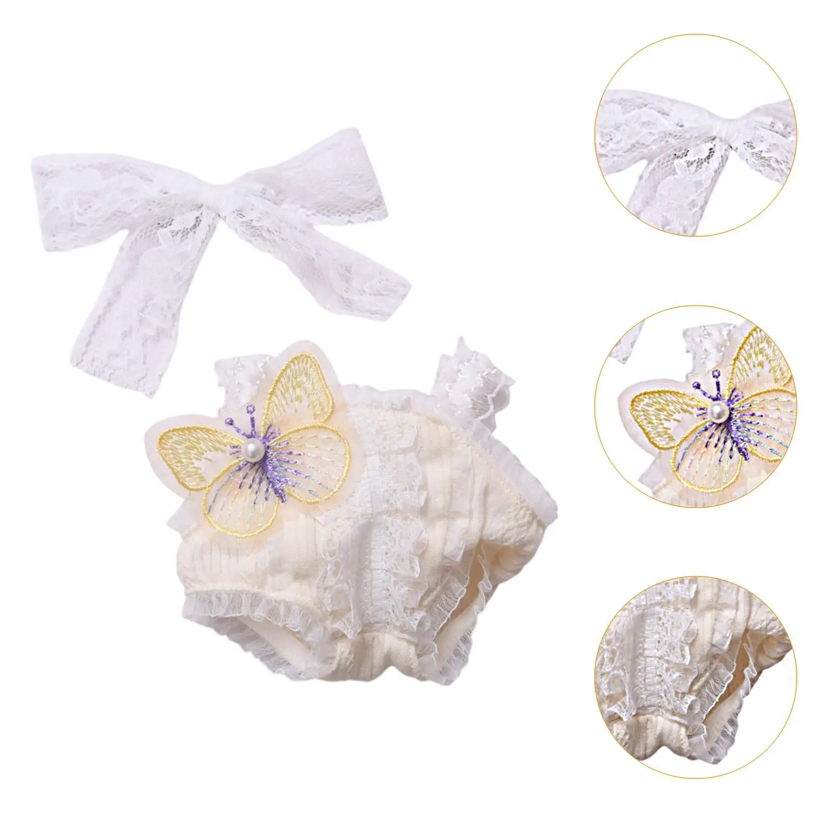 2x17 cm Vestiti per bambole Arco Copricapo Decor Accessori Costumi Ciondolo Pagliaccetti per bambole Set per età 5-7 8-10 Bambine Regali per bambini