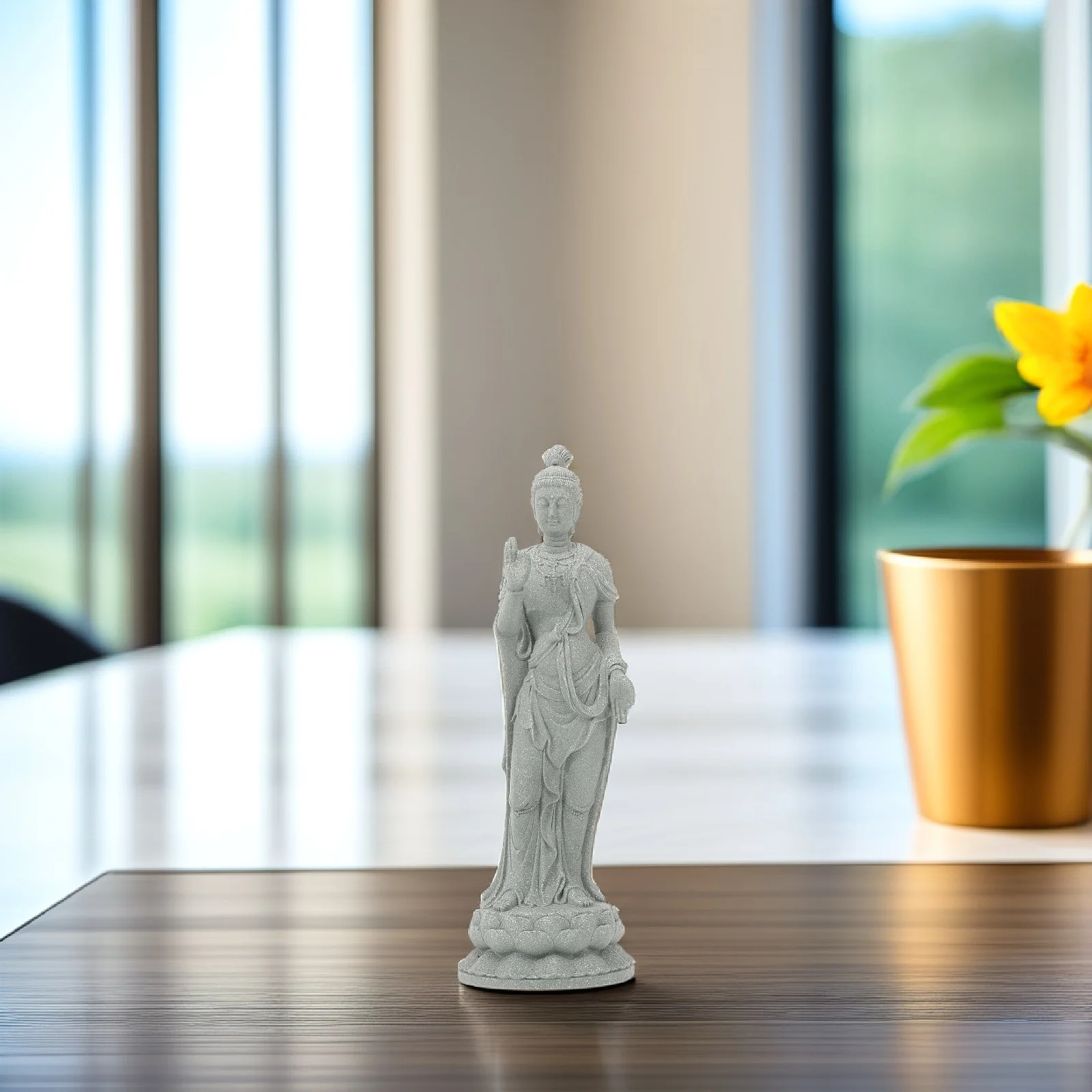 

Fish Tank Buddha Statue Resin Meditating Aquarium Sculpture Small Indoor Decorative Buddha Ornament Aquarium Decor