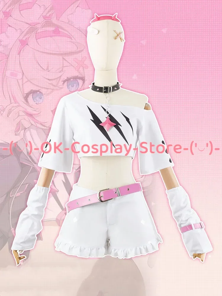 Mococo Abyssgard Cosplay Costume Vtuber Cosplay Dress Sexy Party Suit With Tail Halloween Carnival Uniforms Custom Made