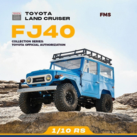 FMS RC Cars Toyota FJ40 Off-Road Vehicle 1/10 Retro Land Cruiser 4WD RC Electric Realistic ABS Material Model Toy Gift for Kids