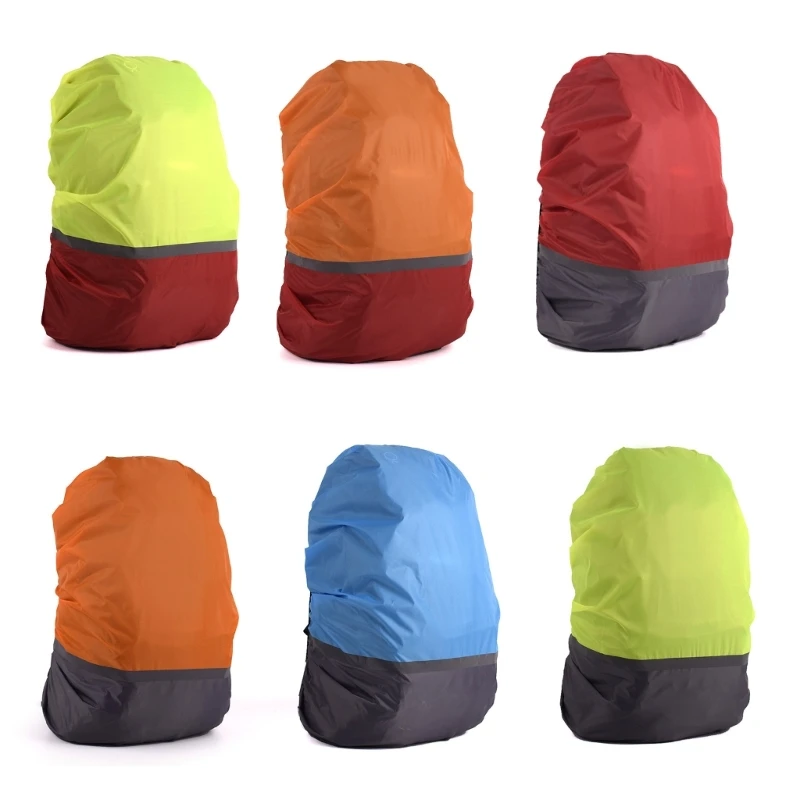 Waterproof Backpacks Rain Cover with Reflective Strips Dustproof Rain Cover for Hikings Camping Cycling Travelings