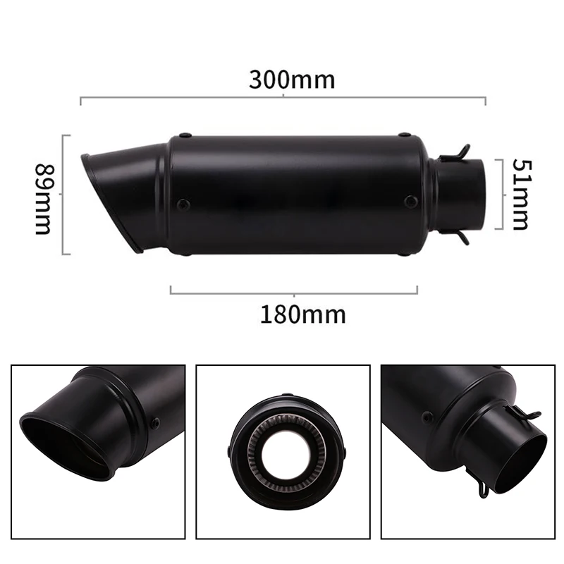 Slip On For Honda CBR600 F4 1999-2001 CBR600 F4i 2001-2007 Motorcycle Exhaust Escape Moto Middle Link Pipe Carbon Fiber Muffler
