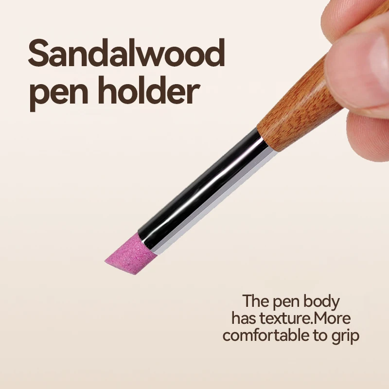 แปรงเล็บสองหัว กำจัดหนังกำพร้า ตัดแต่งเล็บ ตะไบเล็บ อุปกรณ์ทำเล็บ ขัดเงา กำจัดหนังที่ตายแล้ว ปากกาขัดเล็บ