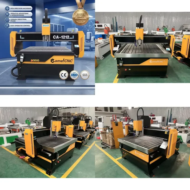 Discount CA-1212 Wood Acrylic MDF Aluminum Copper Brass Stone 3d Engraving Carving CNC Router Machine
