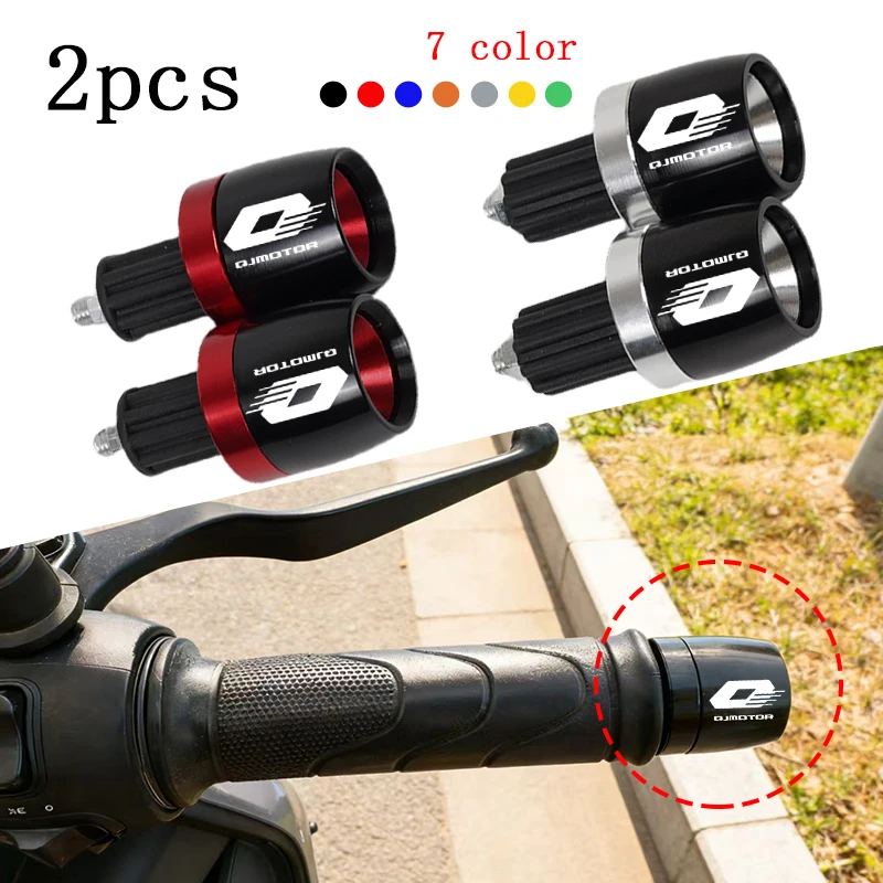 

Motorcycle Handlebar Grips Handle Bar Cap End Plugs For Qjmotor Srt Srk Srv 250 300 550 650 800 S Qj 500S 300S