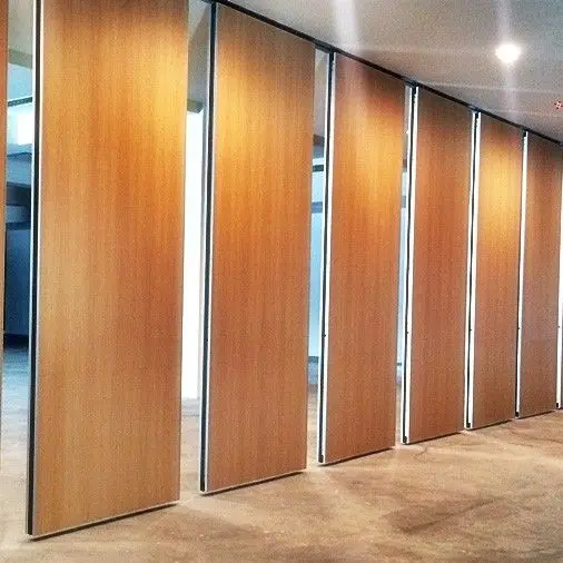 Hotel Banquet Hall Soundproof Room Divider Partition Movable Wall Sliding Folding Partitions Acoustic Operable Walls