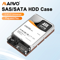 MAIWO 2.5‘’ 3.5‘’ Inch SAS/SATA Hard Disk External Case Sata to USB 3.0 Hdd Docking Station for 2.5 & 3.5 Inch SATA/SAS HDD SSD