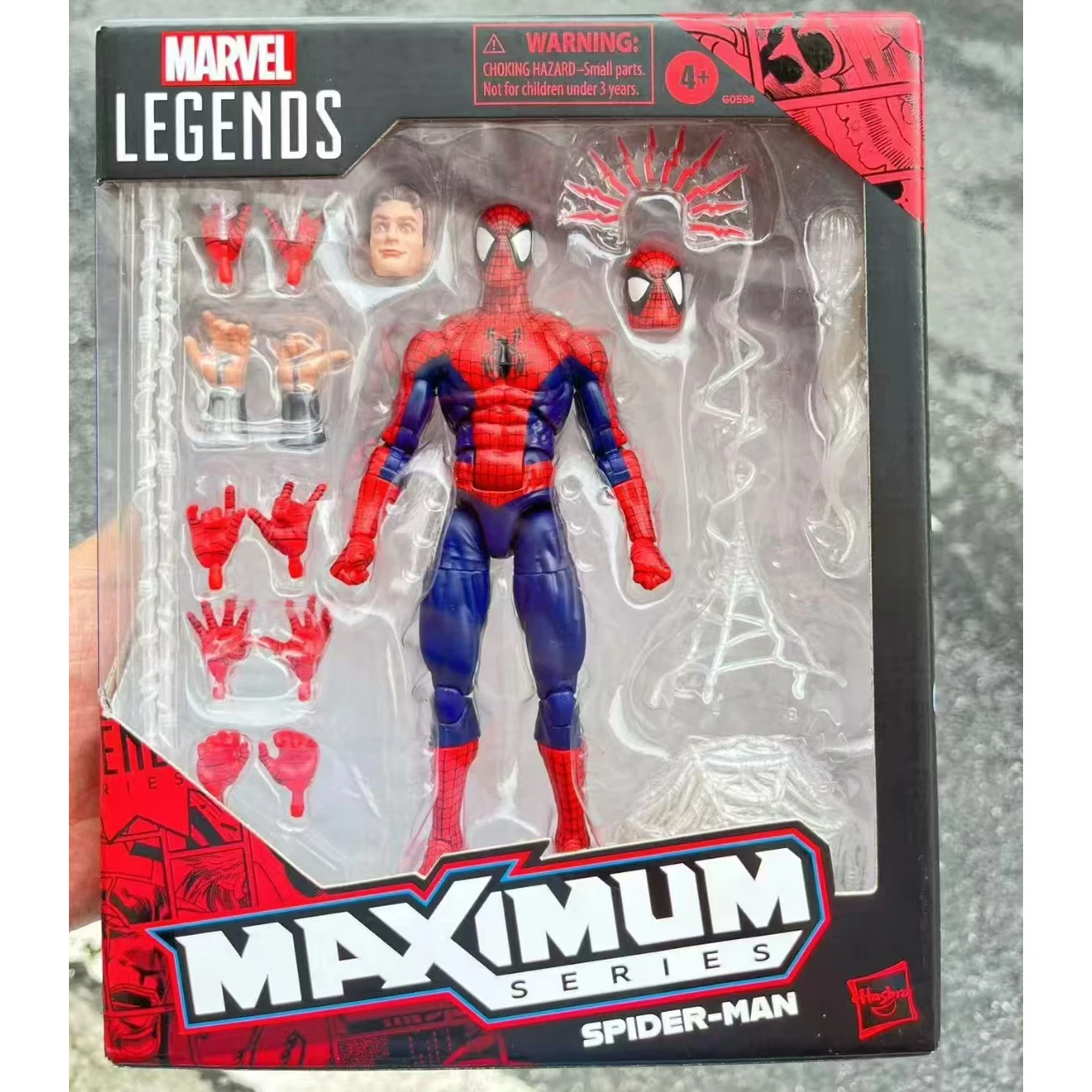 

In Stock Original Hasbro Marvel Legends Spider-man Maximum Series 6 Inch Anime Figure Action Figure Model Collection HOBBY Toys