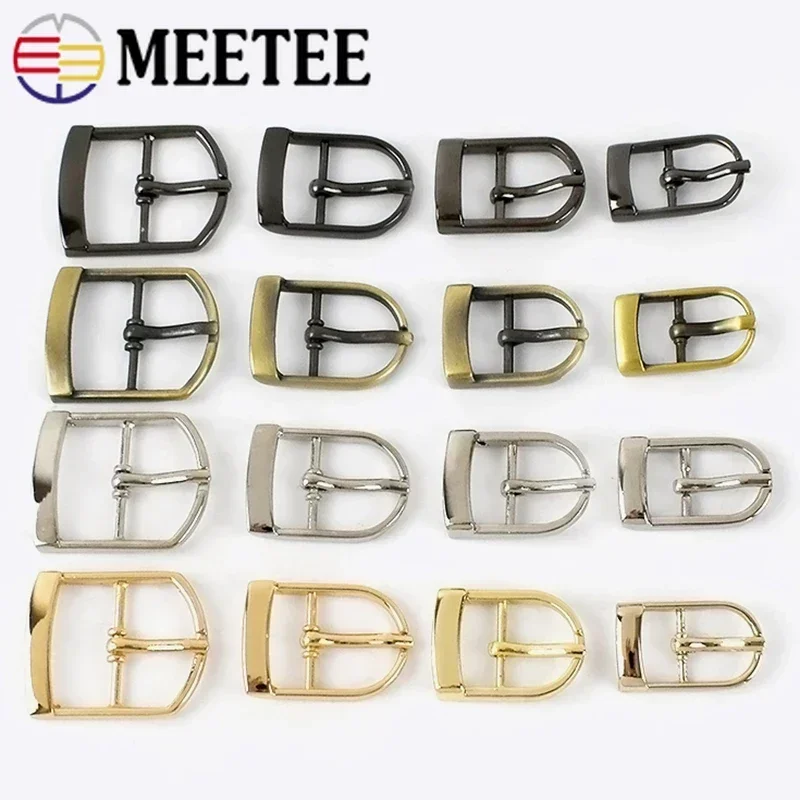 5/10/20Pcs 13/16/20/25mm Metal Buckles Bag Strap Adjust Hook Shoes Slider Pin Buckle Handbag Webbing Tri-Gilde Clasp Accessories