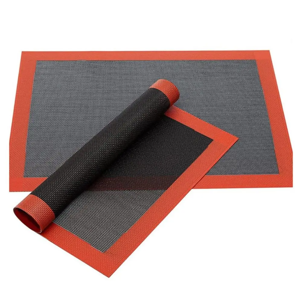 

1/2Pcs Reusable Perforated Silicone Baking Mat Heat-resistant Breathable Macaroon Puff Baking Mat Multi-functional Easy Clean