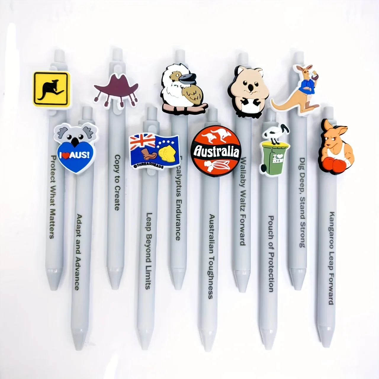 

5 шт./10 шт., шариковые ручки с австралийской тематикой, серия австралийских животных, шариковые ручки для студентов, фирменные шариковые ручки