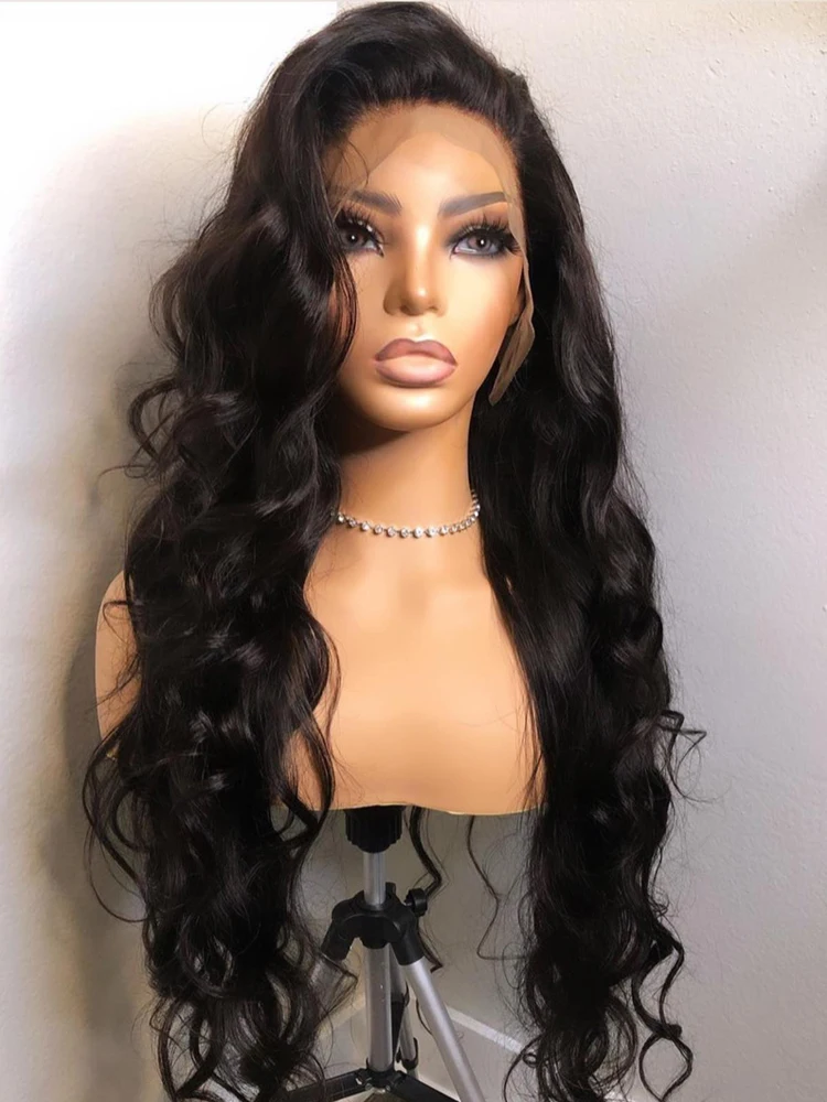 Body Wave Lace Front Wig 13x4 13x6 Hd Transparent Lace Frontal Wigs For Women 30 40 Inch 360 Loose Curly Human Hair Lace Wig