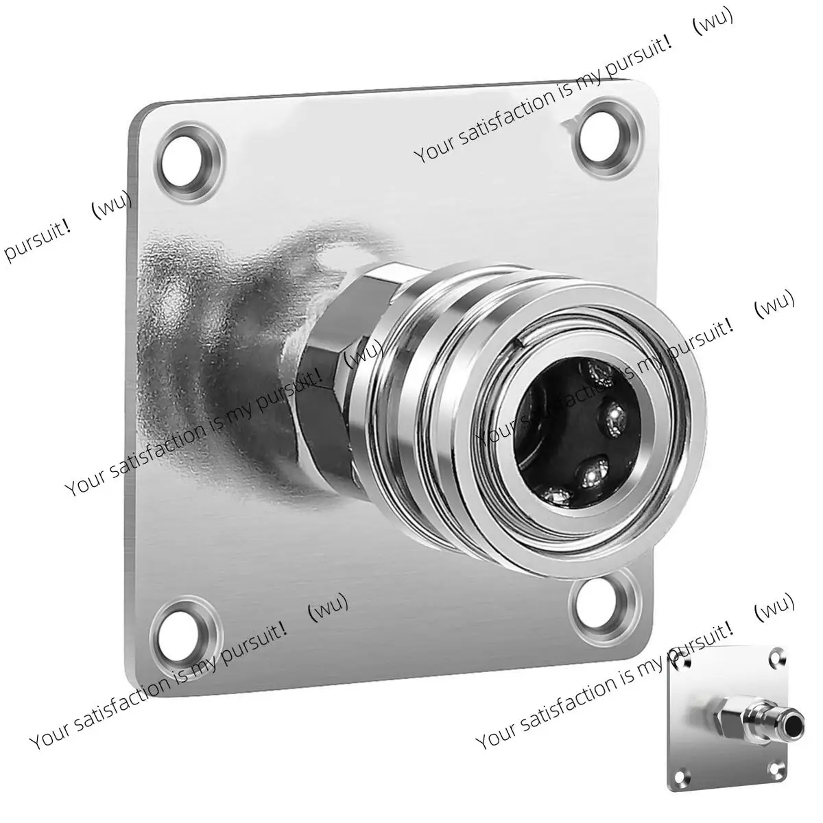 Foam Cannon Nozzle Water Gun Holder Wall Mountable Pressure Washer Accessories Storage Rack Stainless Steel 1/4 Quick Connector
